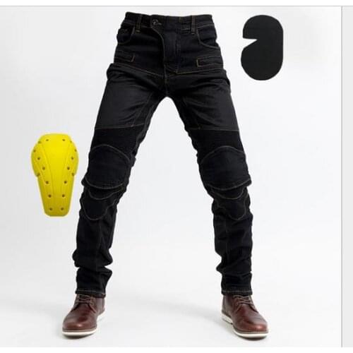 Male homme jean pants Classic Motorcycle Pants Men Moto Jeans Protective Gear Riding Touring Motorbike Trousers Motocross Pants