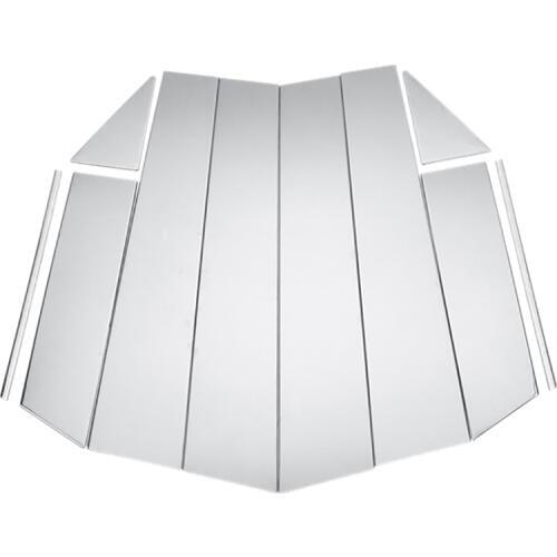 Window Chrome Pillar Post Cover Trim Molding Garnish Accent Stainless Styling for Nissan Qashqai J11 2014 -2017