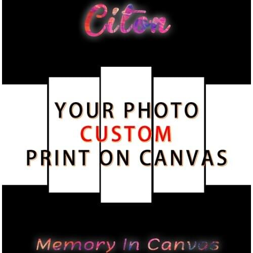 Custom Personalized Canvas Oil Painting Posters Family Photos Anime Games Movie Landscape For Your Home Wall Art Decor As Gift
