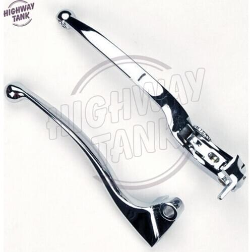 2 PCS CNC Aluminum Chrome Motorcycle Brake Clutch Levers sets case for KAWASAKI Ninja ZX10R ZX-10R 2006-2007