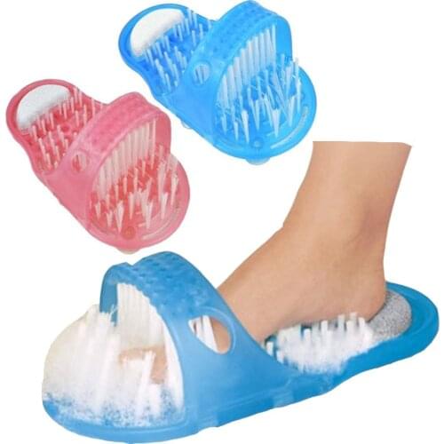 Drop Washer Foot Massage Brush Bath Shower Foot Shoes Feet Cleaner Scrubber Household Bathroom Stone Massager Slipper Care Tool
