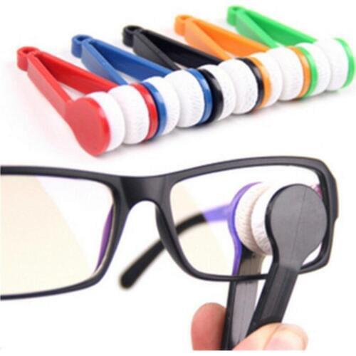 Fashion Home Office Mini Sunglasses Eyeglass Microfiber Brush Cleaner Practical Gadget LX1945