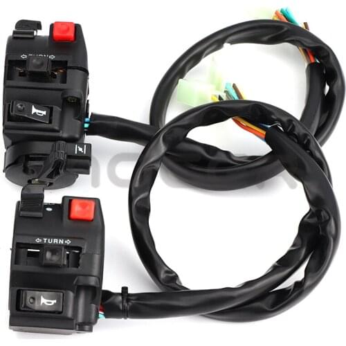 1 PC 3-Function Kill Light Hi-Lo Beam Electric Start Switch for 50cc 70cc 90cc 110cc 125cc ATV Quad Pit Bike Buggy Go Kart