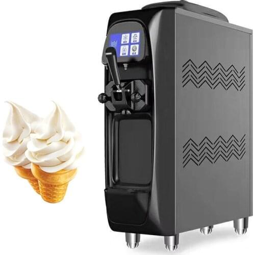 New ice cream machine single head small desktop ice cream machine touch screen automatic cone machine
