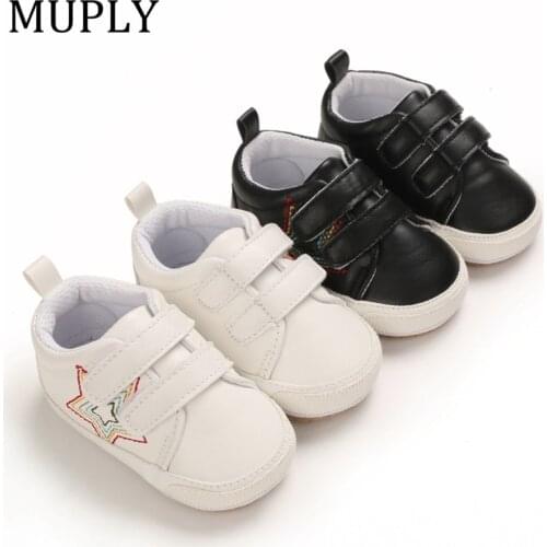 New Baby Shoes Retro Leather Boy Girl Shoes Multicolor Toddler Rubber Sole Anti-slip First Walkers Infant Newborn Moccasins