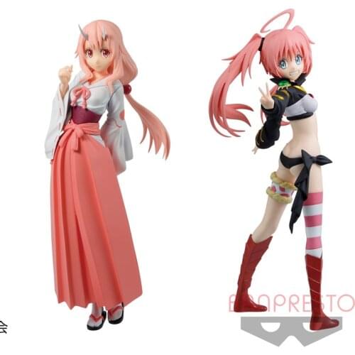 Original Banpres That Time I Got Reincarnated As A Slime Figure Milim Nava Shuna Figure PVC Action Model Toys Anime