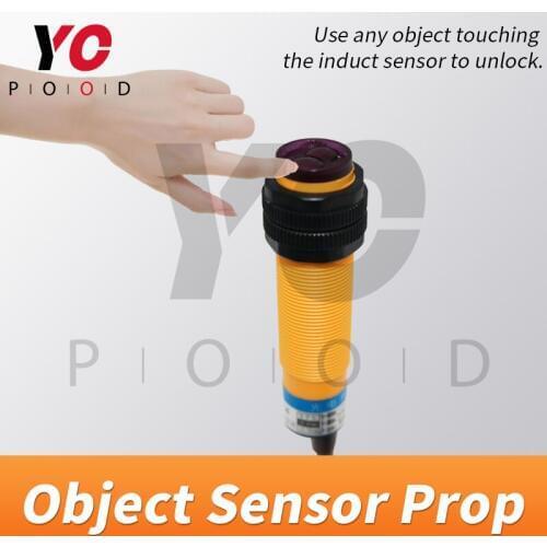 YOPOOD Object induct sensor Escape Room Using any object touching the induct sensor to open lock and run out takagism room