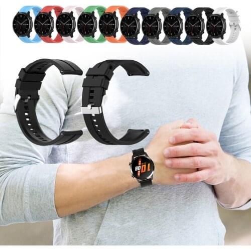 2021 Watch Band for huami-Amazfit GTR 2 2E SIM 22mm Strap for -Amazfit GTR 47mm Nexo Pace Soft Silicone Replacement Accessor