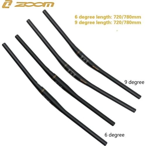 MTB Bicycle Handlebar 6/9degree Straight Handle/Swallow Handle 31.8mm Diameter Aluminum Alloy Mountain Bike Handlebars 720-780mm
