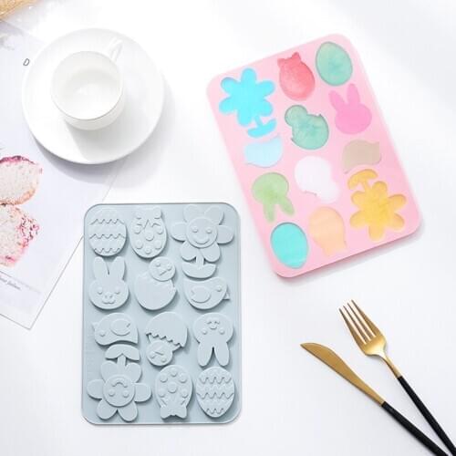 Farm Style Silicone Chocolate Mould Cake Mold Ice Cube Tray DIY Biscuit Candy Epoxy Baking Mold