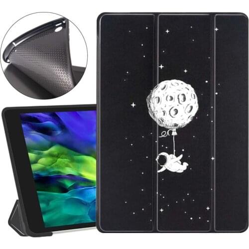 Cute Astronaut Tablet Case for Ipad Mini 3 4 5 Cover Folding Holder Function for Ipad Air 1 2 3 7th Generation 11 Pro 2018 2020