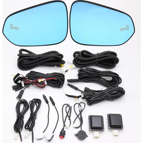 Microwave Blind Spot Assistant System BSM Angle Wide Glare Proof Mirror Base-Heated For 2015-2021 Lexus NX RX