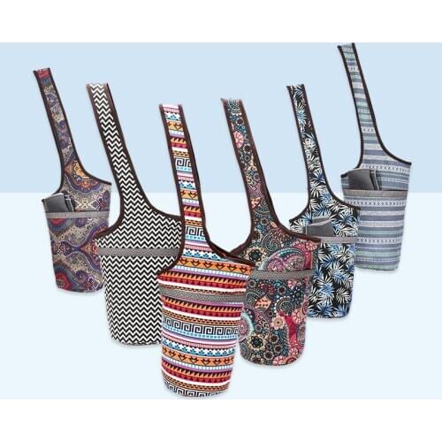 Yoga Mat Bag Casual Fashion Canvas Yoga Bag Backpack With Large Size Zipper Pocket Fit Most Size Mats Yoga Mat Tote