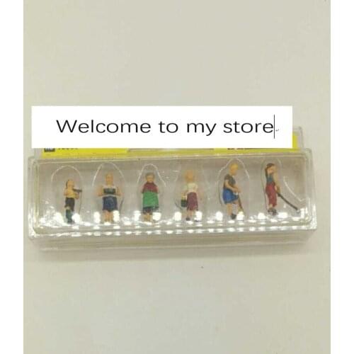 Super mini pvc figure for sand table working people set