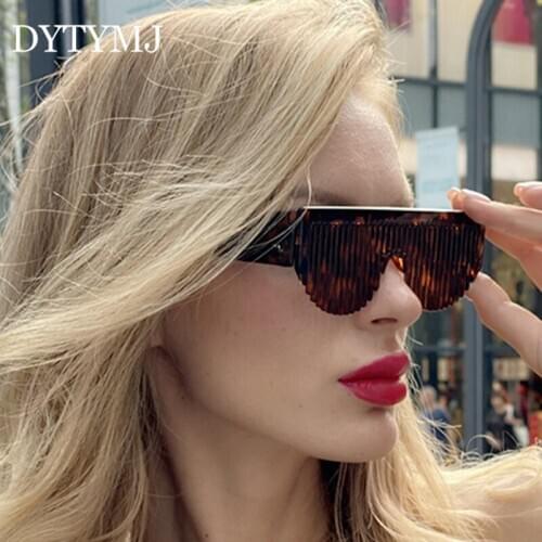 DYTYMJ Funny Oversized Sunglasses Women 2020 Brand Designer Eyeglasses Women Retro Luxury Punk Glasses Shades For Women/Men