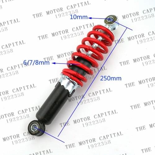 250mm rear Shock Absorber For atv 50cc 90cc 70cc 125cc Mini atv quad bike go-kart scooter