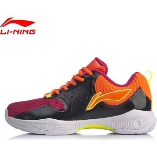 Li-Ning Women HALBERD TD Badminton Training Shoes Cushion Wearable LiNing CLOUD Sport Shoes li ning Sneakers AYTQ012