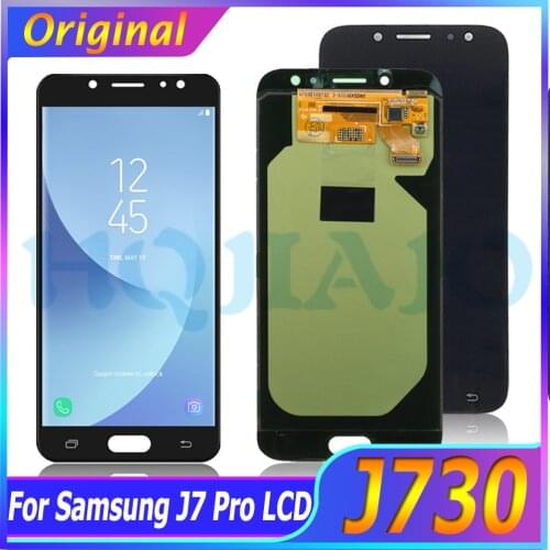 Test Original For Samsung Galaxy J7 Pro 2017 J730 J730F J730FM LCD Display Touch Screen Digitizer Assembly Original LCD Display