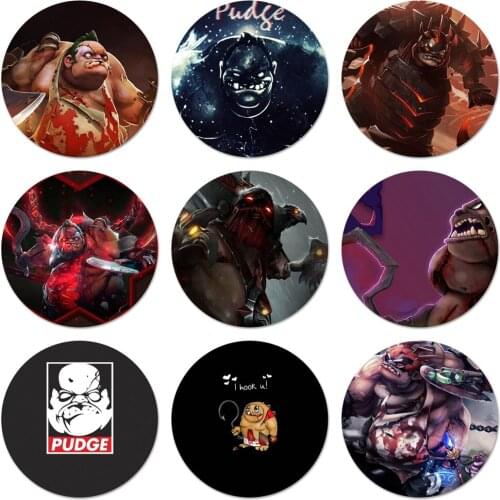Pudge - Dota Icons Pins Badge Decoration Brooches Metal Badges For Backpack Decoration