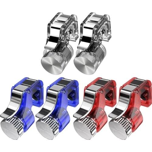 1 pair R11 Transparent Mechanical Metal Rotary Mobile Phone Auxiliary Keypad