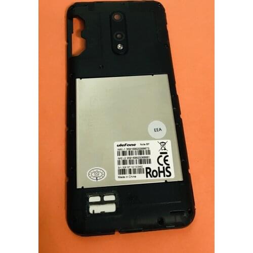 Used Original Back Frame + camera lens+loud speaker for Ulefone Note 8P MT6737VW Quad Core Free Shipping