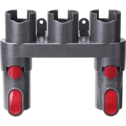 Accessory Holder with 2Pcs/Set Adapters for Dyson V6 V7 V8 V10 V11 Vacuum Cleaner Attachment Holder Docking Station