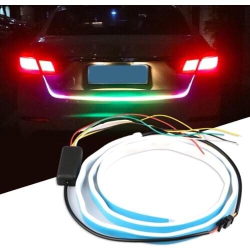 120cm Daytime Running Light Flexible Soft Car LED Strip Waterproof Turn Signal