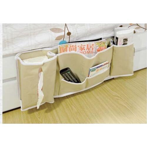 Home bedside bag bed hanger receive pocket storage bag 59*25.5*6.5CM free shipping