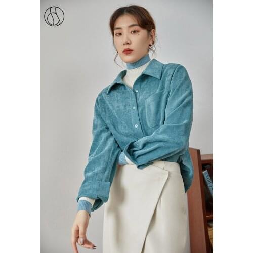 Синие блузки DUSHU China At AliExpress