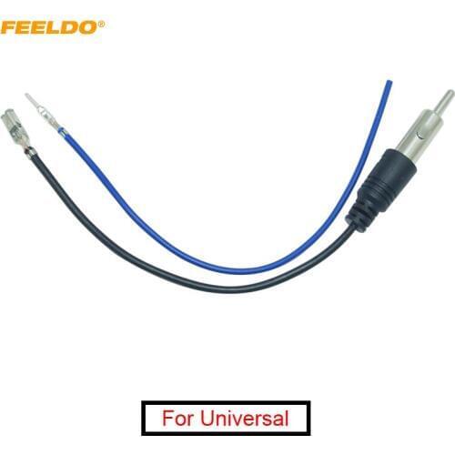 FEELDO 1Pc DIY Universal Car Stereo Radio 1PIN Plug Antenna Adapter Wire For Nissan Honda Subaru KIA Hyundai #AM5779
