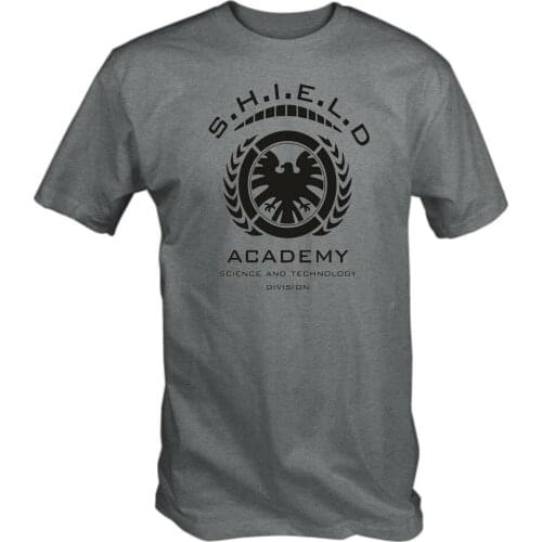 S.H.I.E.L.D Academy T Shirt Shiled Agents Sci Fi Movie Comic Superhero Summer 2019 Cotton Normal Custom Design Shirts