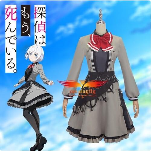 Anime The Detective is Already Dead Siesta Cosplay Costumes Adult Women Girl JK Uniform Skirt Top Apron Leggings Halloween