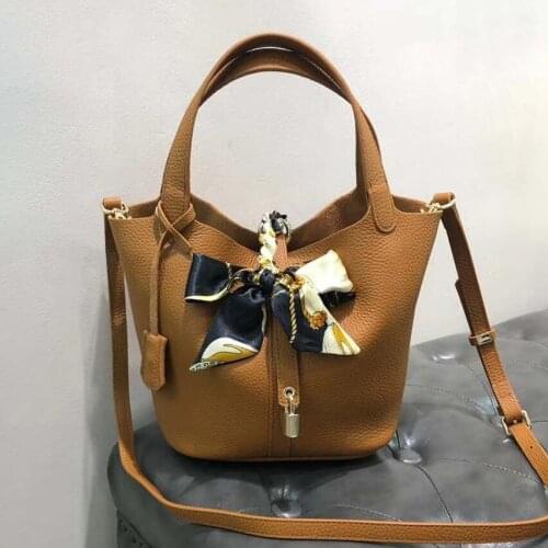 Full grain leather totes bags Genuine Leather shoulder bags real cow leather Composite bags