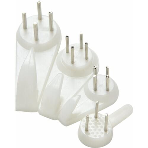 20pcs White Plastic Invisible Wall Mount Photo Picture Frame Nail Hook Hanger Hard Picture Frame Wall Hooks