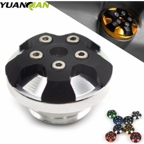 M20*2.5 Motorbike magnetic Engine Oil Filler Cup Cap Plate Brake for kawasaki Z1000 SX 2011 2012 2013 2014 Ninja 250 SL 14-2016