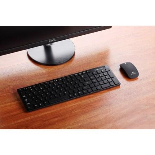 MAORONG TRADING Wireless mouse and keyboard set ultra-thin desktop computer equipped with TV Accessories Wireless Keyboard Set