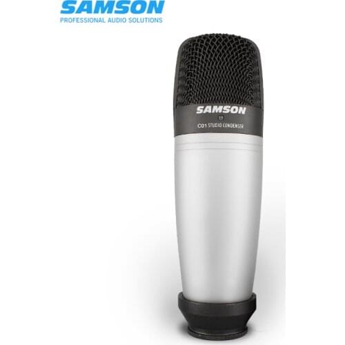 Hot Sell Samson C01 Large Diaphragm Condenser Microphone Professional Vocal Drum And Acoustic Instrument Recording Microphone