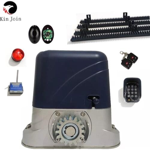 Heavy duty electric sliding gate motor/automatic gate opener engine move wheeled Gate with 4m nylon racks Auto kgs Optional