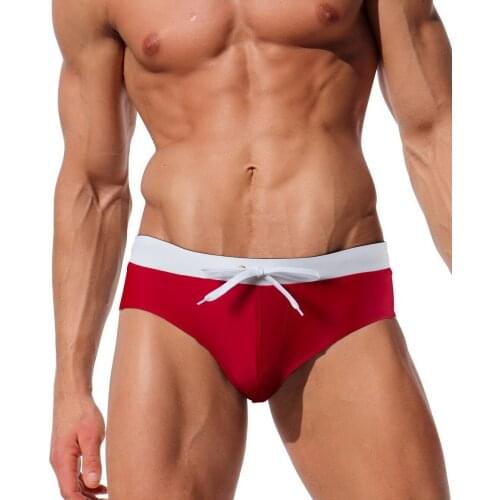 AIMPACT Mens Swim Briefs Bikini Drawstring Swimsuit Suit Zipper Pocket for Men Swim Beach Bathing Sexy Surf Swimwear Briefs