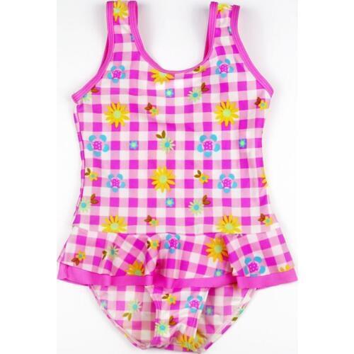 2020 New Girls Bikinis One Piece Swimsuits Baby Swimwear Children Bathing Suit Kids Monokini Floral Summer Beach Wear