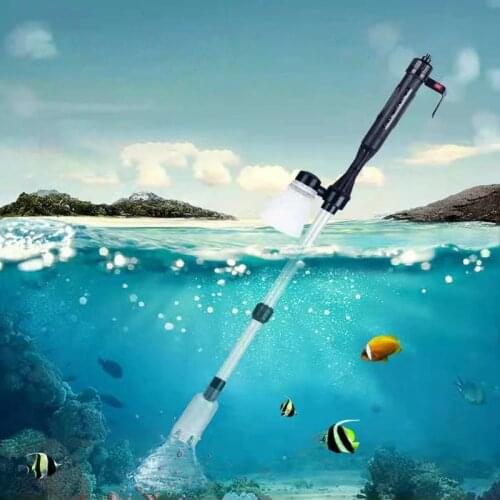 New Electric Aquarium Water Change Pump Cleaning Tools Water Changer Gravel Cleaner Siphon for Fish Tank Water Filter Pump