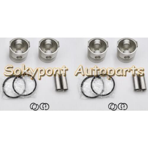 New W04C W04CT WO4CT WO4C Cylinder Piston And Piston Ring Kit For Hi-no engine truck excavator