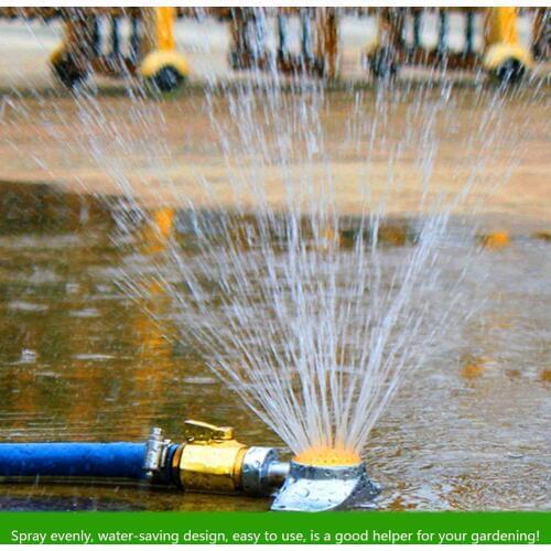 Multi-eyes Zinc Alloy Garden Sprinkler Automatic 360 Degree Rotating Adjustable Water Sprinkler Lawn Irrigation System