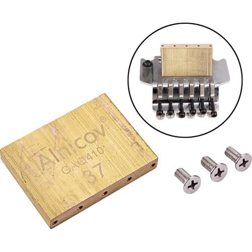Full Brass Tremolo Block Tremolo Bridge Full Size Brass Block Guitar Upgrade