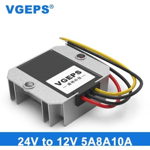 24V to 12V DC step-down power converter 15-40V to 12V car power waterproof transformer