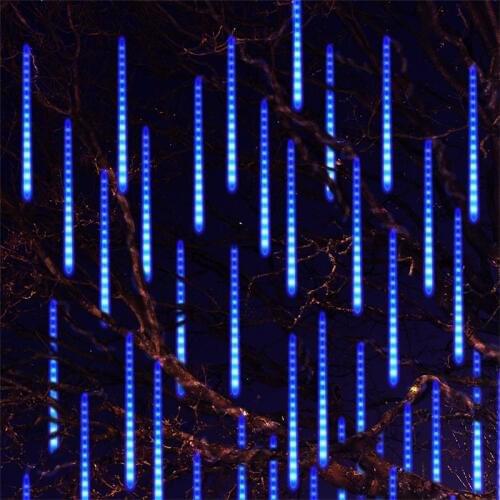 Christmas String Lights Outdoor Fairy Lights Festoon Led Meteor Shower Light Decoration Street Garland Halloween Wedding Party