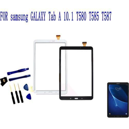 Touch Screen Panel For Samsung Galaxy Tab A 10.1 2016 T580 T585 T587 Touch Screen Digitizer Sensor Glass Panel Tablet Replacemen
