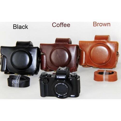 Camera Bag PU Case For Canon PowerShot G5X Digital Camera