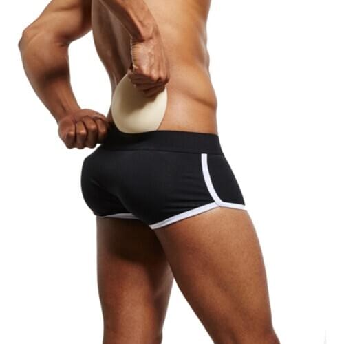 Sexy Men Underwear Hip-up Buttocks Lifter Mens Enhancing Padded Trunk Shorts Gay penis Boxer Push Up boxershorts Male Panties