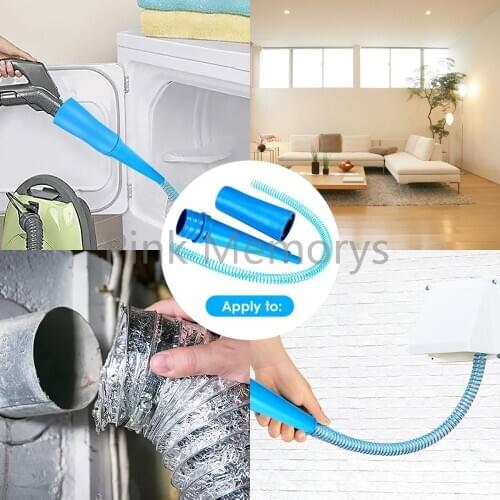 Universal Dryer Vent Vacuum Cleaner Attachment Dust Cleaner Pipe Vacuum Lint Hoses for Lint Lizard